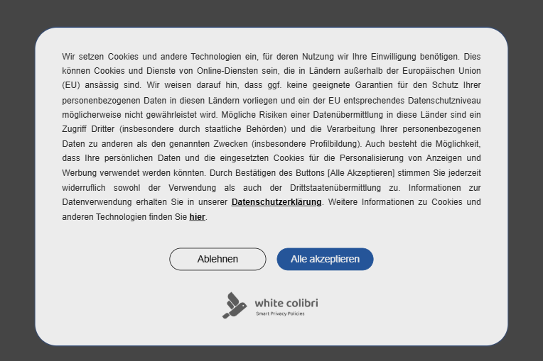 screenshot-rund-quadratisch.png Cookie Banner mit runden Ecken und blauem Einwilligungs-Button