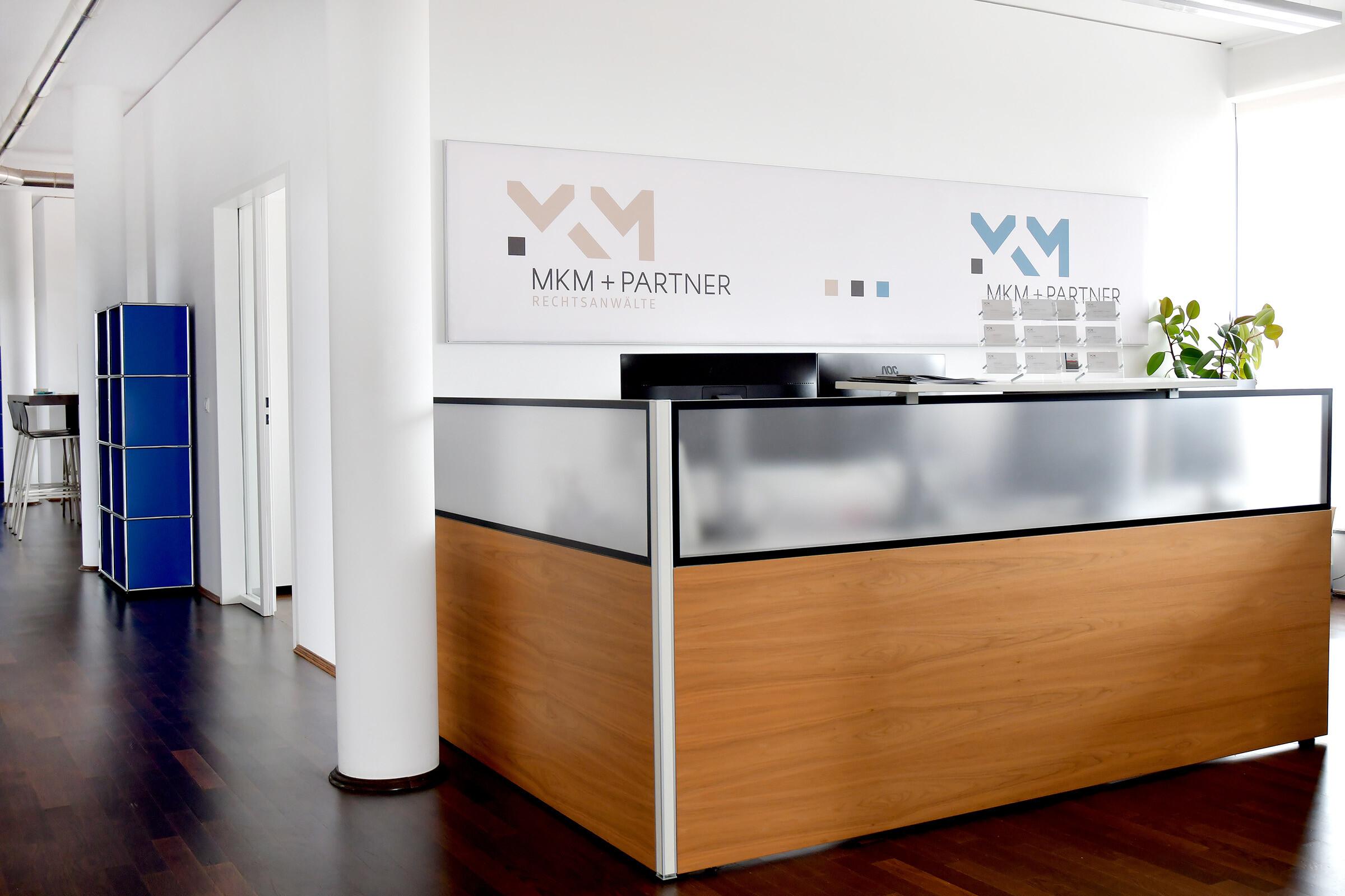 Empfangstresen unserer Kanzlei