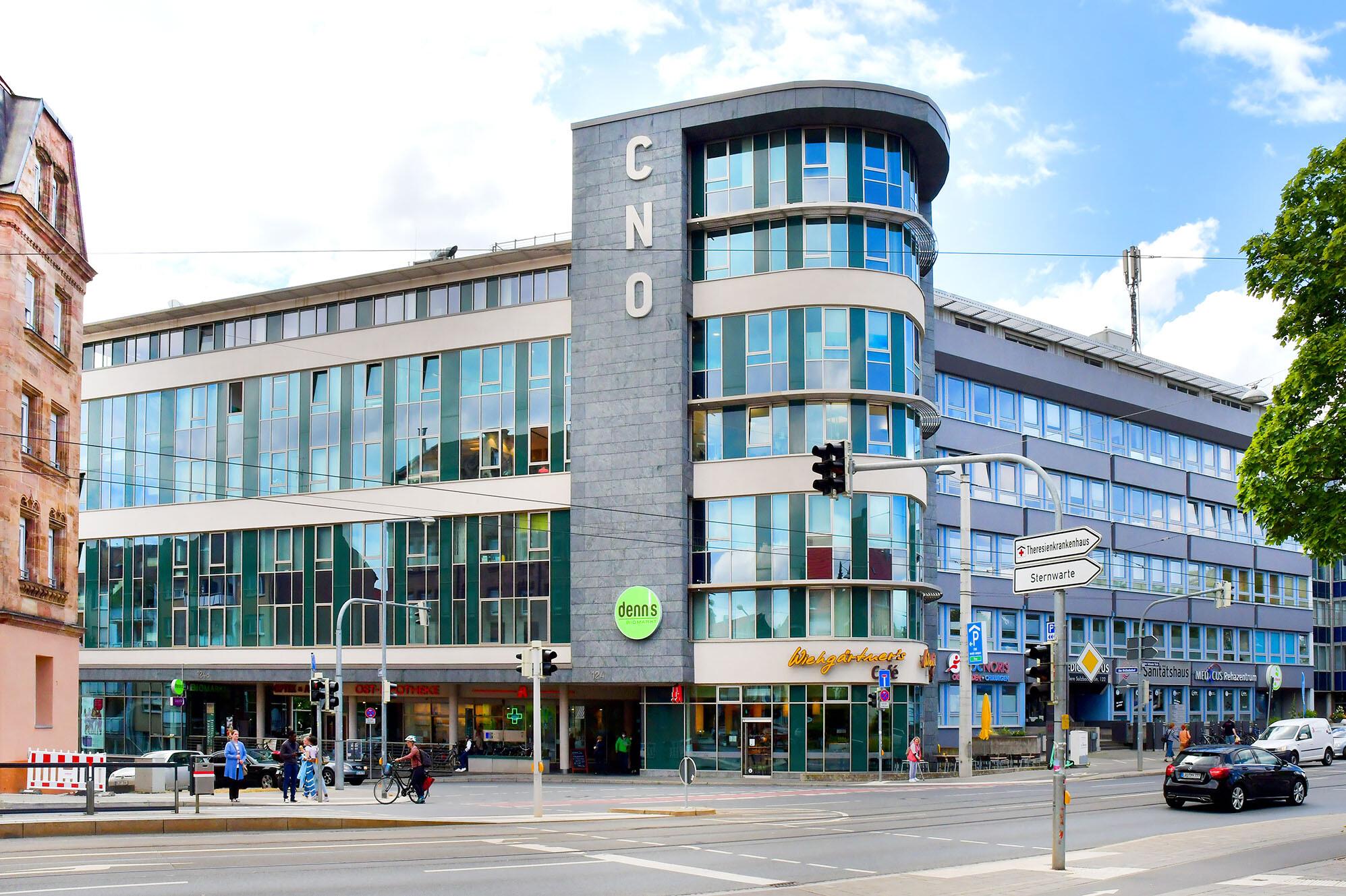 Standort Nürnberg Kanzlei Gebäude an der Sulzbacher Straße 124a von außen