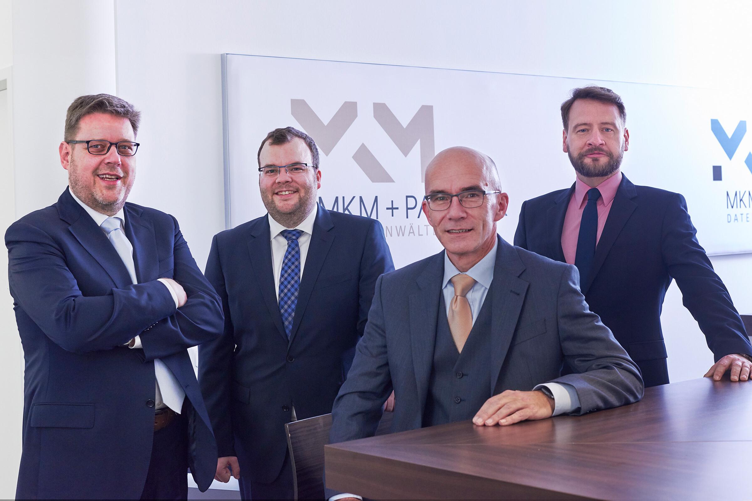 Burkhard Krecichwost, Fabian Dechent, Stefan Mörtel, Thilo Märtin (v.l.n.r.)